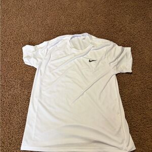 Nike Men's White Short Sleeve Shirt